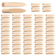400 Packs Pocket Hole Plugs Solid Wood Dowels Pocket Hole Jig Paint Grade Wood Plugs Hardware Plugs Wooden Hole Filler