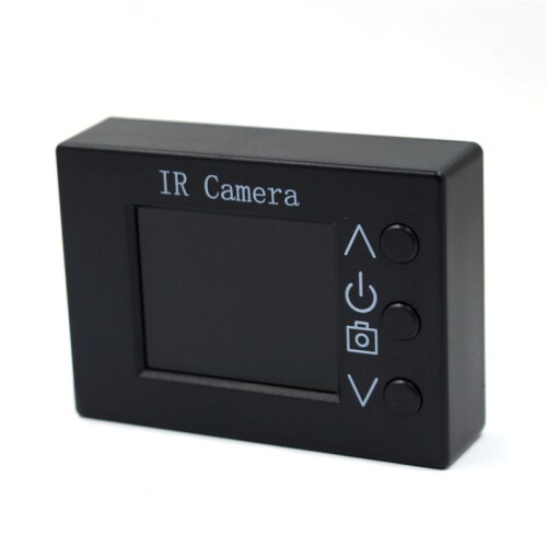 Sensor de Temperatura Infravermelho MLX90640 Termovisor Simples Câmera TermográFica IR PortáTil com Tela LCD de 1,8 Polegadas