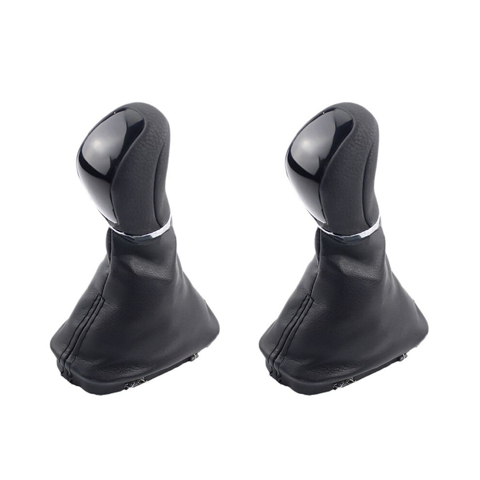 2X Automatic Gear Shift Knob With Gaitor Boot For W203 W204 Auto Accessories Black 4713011146242