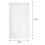 120 * 210 cm Magnetisch muggennet deurgordijn wit 3
