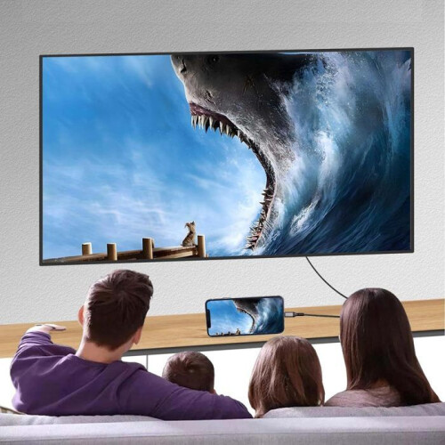 Καλώδιο HDMI - HAUTSTORE - USB C σε HDMI - 4K 60Hz - 2M - Συμβατό με Surface, MacBook, iPad 2