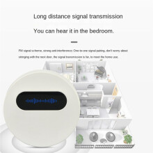 UK Plug Wireless Doorbell Waterproof  Doorbell IP68 Home Door Bell Intelligent 58 Songs 4-Level Volume Control