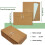 120 Pcs  Paper Envelopes with String Tie Closure Project Pockets Document Organizer, 4.53 X 6.7 Inches (Brown) 7