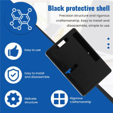 Raspberry Pi Modell B 3 Gehaeuse, Schutzhuelle fuer Raspberry Pi 3 Gehaeuse, Raspberry Pi Modell B 3 nicht inbegriffen (Schwarz)
