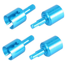 4Stücke Aluminium Legierung Getriebe Tasse Joint Universalwelle für TT01 TT02 1/10 RC Auto Upgrade Teile