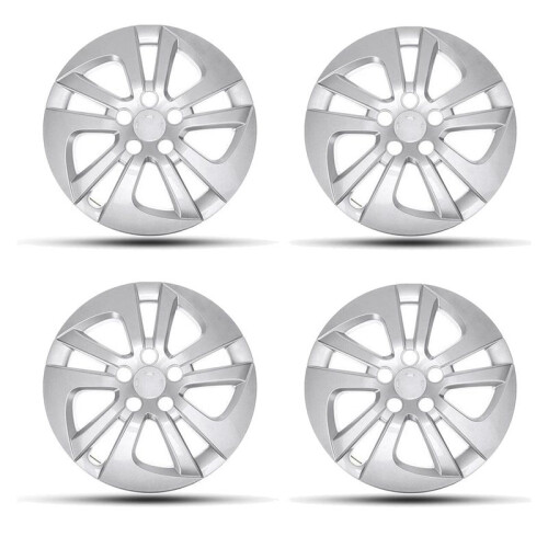 2 Pair 15 Inch Car Wheel Cover Hub Cap Replacement for  Prius 2016-2018