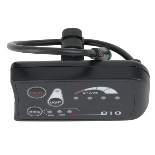 2X LED Display Connector 810 for Electric Bicycle Cycling Speed Meter Connect Ebike Headlight and LED Controller