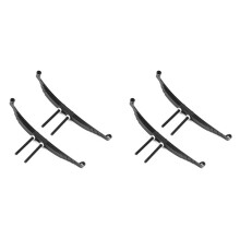 4 Conjuntos de Molas de Folha de Aço para 1/14  RC Trator Reboque Caminhão Modelo Carro Atualização Peças Acessórios Sobressalentes, D