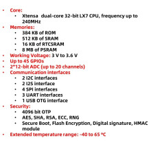 ESP32-S3 WROOM N16R8 CAM Development BoardWiFi  Camera Module Onboard ESP32-S3-WROOM-1 N16R8 Module With OV2640