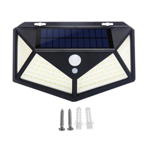 Ηλιακός λαμπτήρας - TEMPSA - 100 LED - Αισθητήρας κίνησης - Εξωτερικός φωτισμός - 1200 lumens 1