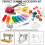 100 Pcs Universal Sewing Machine, 5 Size with Bobbin, Threader, Ripper, Compatible 2