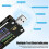 USB Multimeter USB C Power Mester Tester USB-C Testers  4-25V 6.5A 1.77-Inch Multi-Function Voltage and Current Meter 6