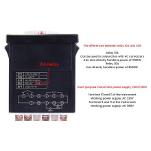 Thermostat TEL72-9001T Electric for Oven and Gas Oven Dedicated 220V/380V K Type 10/30A Relay Temperature Controller 30A