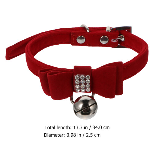 Collierpet Velours Clochette Pour Chat 1