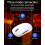 Rechargeable Wireless  Mouse Portable 2.4G Wireless Mouse Quiet Click USB Mice for Laptop Computer White 8