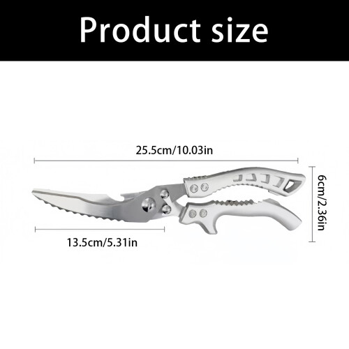 Heavy Duty Poultry Shears Kitchen Scissors For Cutting Chicken 2