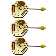 3X Quartz Watch Movement with Adjust Stem But Without Battery for 2 Pins for Japan Miyota GL20
