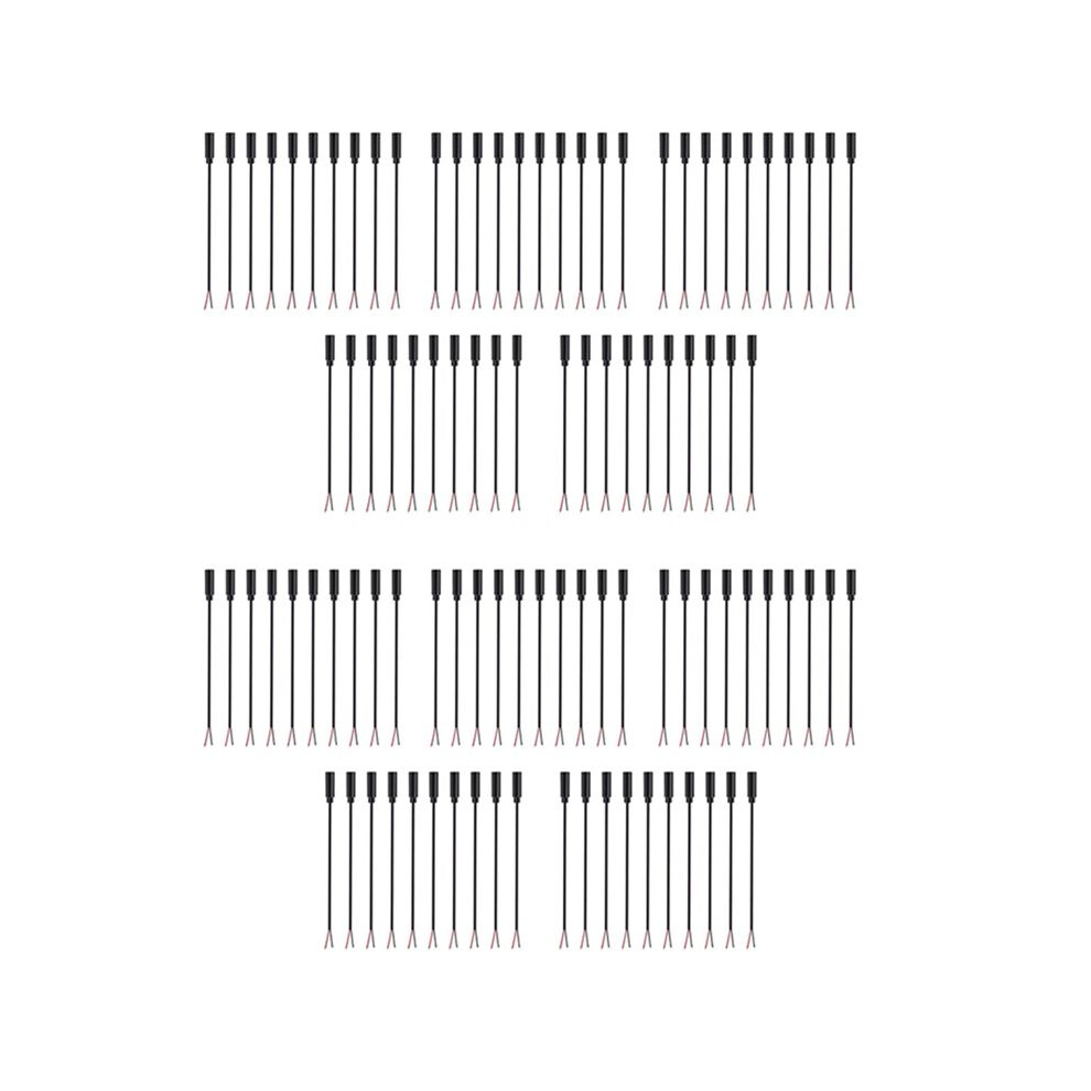 100Pcs Replacement 3.5Mm Female Jack To Bare Wire Open End 2 Pole Mono 1/8 Inch 3.5Mm Jack Plug Connector Audio Cable 4712780299364