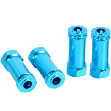 8X Aluminum 12mm Hex Hub 24mm Extension Adapter Wheel Spacer Widener for 1/18  A959 Upgrade Parts RC Car,