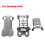 For   5 Pro Body Shell Bottom Cover Replacement Repair Parts 4