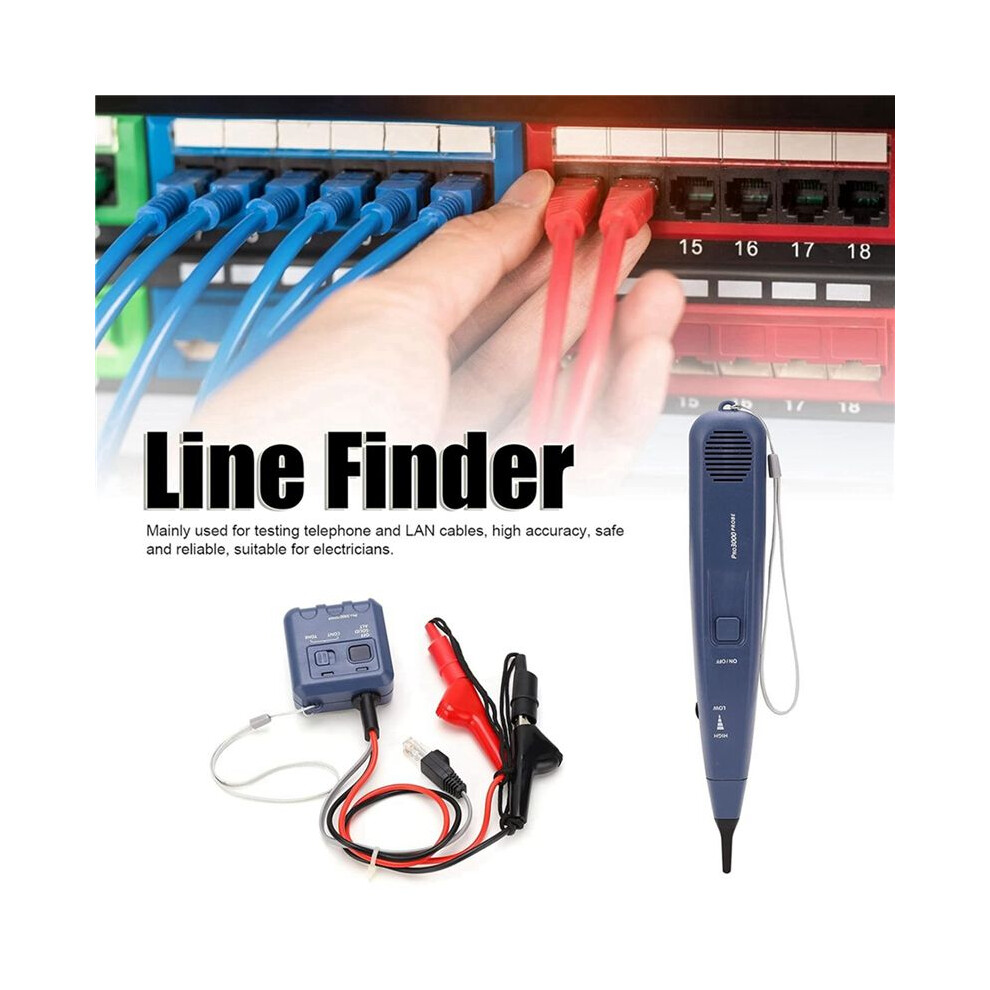 2X Pro3000 Tone Generator And Probe Kit, Smarttone Technology, Handheld Telephone Circuit Finder 6032382706625