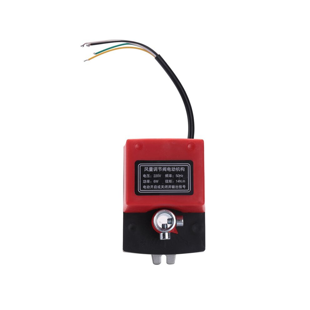 6X Air Damping Valve Ac220v Electric Duct Electric Damper Actuator For Ventilation Valves With Signal Feedback 4713492579881