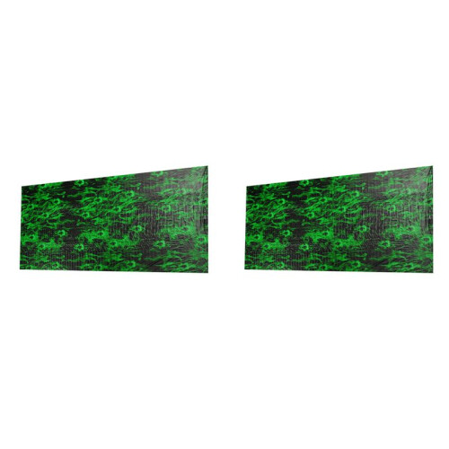 2X Kit D'Impression par Transfert Hydrographique pour Film Hydrographique  Skull Vert 0.5X2M