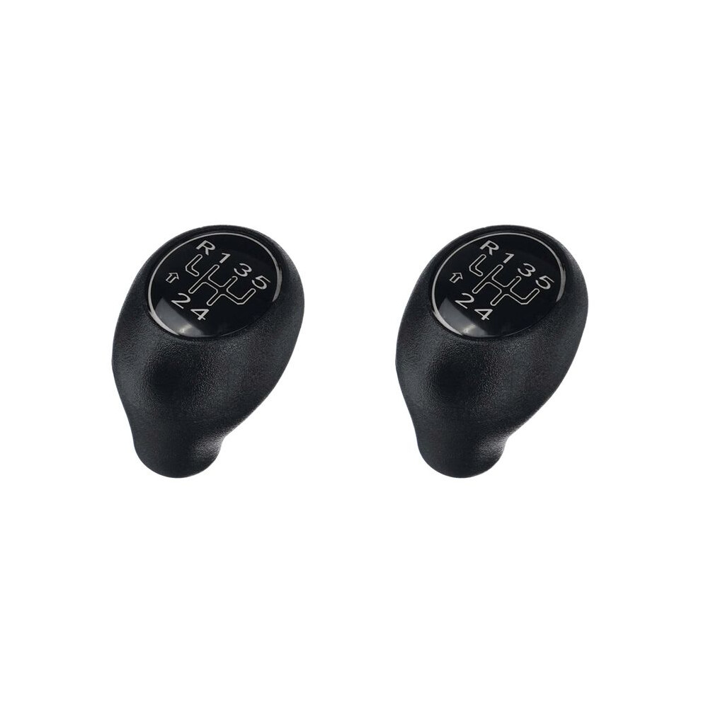 2X 5 Speed Manual Car Gear Shift Knob Shifter Lever Stick For 504 505 309 205 Cti Silver 6032382718284