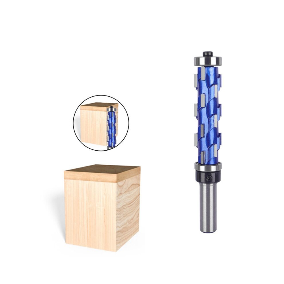 2X Milling Cutter 12.7Mm Shank 65Mm Flush Trim End Mill Solid Carbide Spiral Double Bearing Cnc Router Bit For Wood 6033986763885