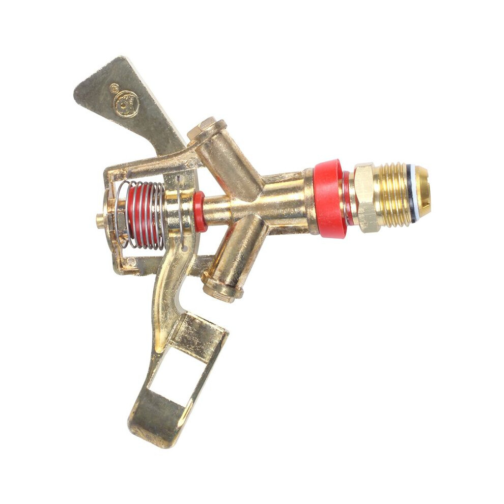 6Pc 1/2 Inch Dual Connector Zinc Alloy 360 Degree Rotate Rocker Arm Water Sprinkler Spray Nozzle Irrigation Sprinkler 6034124979120