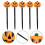 Gresskarhageskilt med påle – Halloween-hagepynt 5