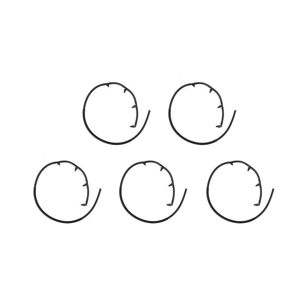 5X A6510700132 For A-Class B-Class C-Class W204 Om651 2.2Cdi Return Pipe Fuel Injector Fuel Pipe Leak Overflow 6033986733031