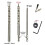 3/8" Drill Bit Set with Depth Stop Collar & SQ2 Screwdriver Bits for Pocket Hole Jig System 3