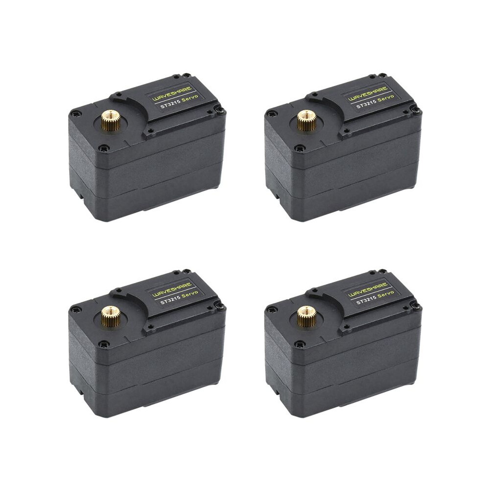 4X Waveshare 30Kg High Torque Programmable 360Degree Magnetic Encoder Serial Bus Servo St3215 12V Two-Way Feedback 6031244193917