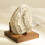 Wooden Rock Holder with Square Base and Three Peg Display-small 4