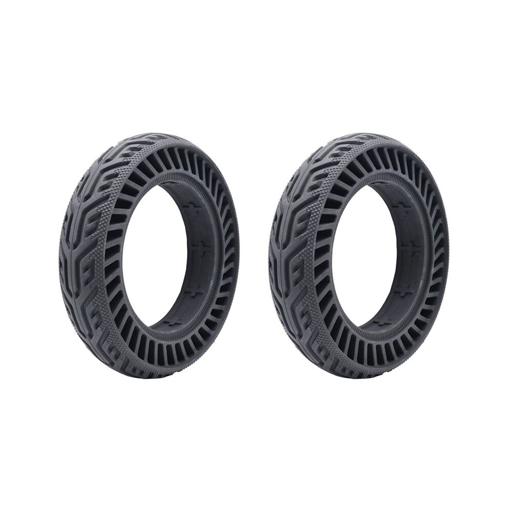 2Pcs 10 Inch 10X2.125-6.1 Tyre Rubber Explosion-Proof Anti-Skid Tire For M365 / Pro / Pro 2 / 1S / 3 / 3 Lite 4713241345514