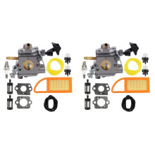 2X BR 600 Kit de Recarga de Filtro de Ar de Carburador para BR500 BR550 BR600