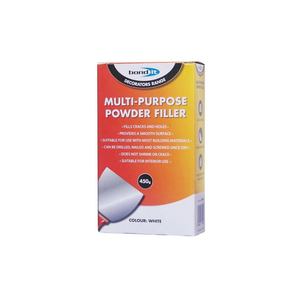 Multi Purpose Powder Filler Interior Diy Home Plaster Wood Repairs 450G 5061022238555