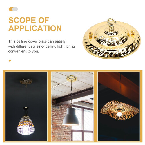 Vintage ceiling canopy chandelier pendant kit 1