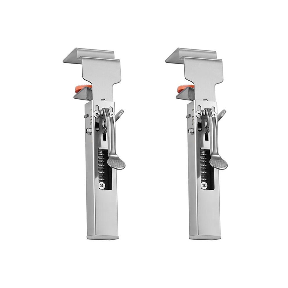2X Adjustable Drawer Fixing Clamp, Universal Drawer Panel Front Installation Clamps Fixing Clips With Replaceable Clip 4714239734389