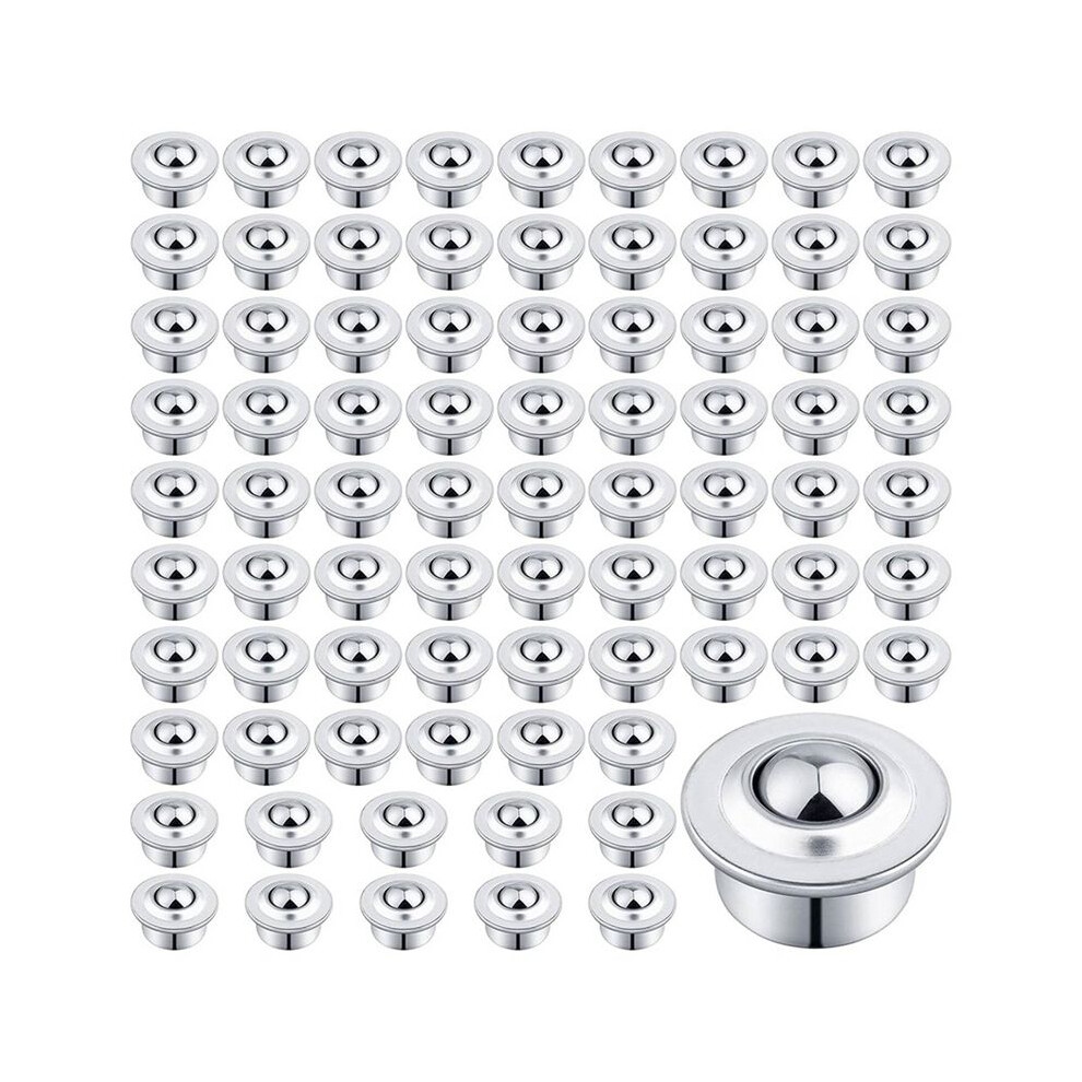 5/8Inch Roller Transfer Bearing,160Pcs Cy-15H Carbon Steel Bearing Rollers, Transfer Bearing Casters 6031418812033