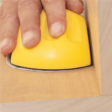 5Stück 6 Zoll Hand Schleif Block für Klett Schleif Papier Hand Pad Polier Scheibe Schleif Werkzeuge