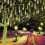 LED Meteor Shower Lights Warm White 50cm 10 Tubes 3