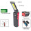 2X Super Bright COB LED Working Light with Magnetic Base & Hook USB Rechargeable Dimmable Flashlight 5