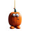 Mini Pumpkin Resin Pendant Keychain – 1pc 2