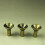 Porta-incenso de cobre com refluxo, 2 cm 2