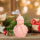 Weihnachtsdekorationsset mit Schneemann-Duftkerze 2