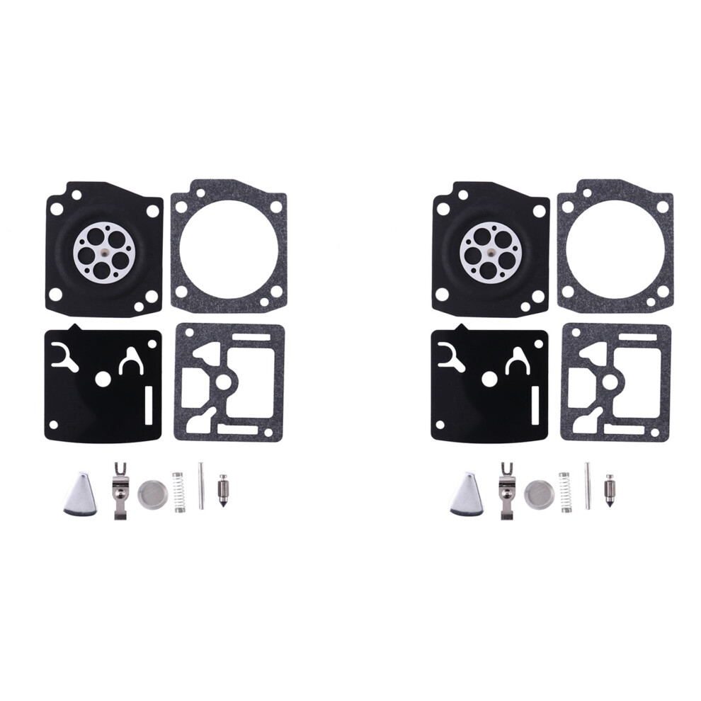 10Pcs/Lot Carburetor Repair Rebuild Diaphragm Kit For 362 365 371 372 Walbro Type Chainsaw Replace Spare Part Black 6034004502240