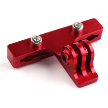 For Accessories Bike Tail Mount Rear CNC Aluminum Bicycle Back Holder for Go Pro Hero 9 8 5 Red