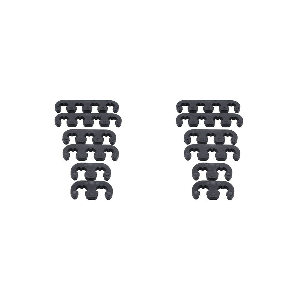 2Set 7Mm 8Mm Plastic Wire Separators Dividers Looms Universal Separators Dividers For Chevy Black 6034124902210